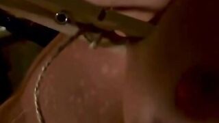 Jamey Janes Bound & Pounded By Machine Toy In Pain Dungeon