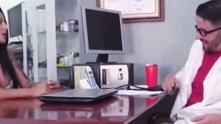 Abigail Mac Gynecologist Cumshot Long Titted Patient Exam