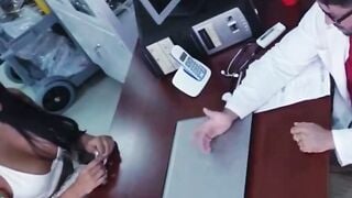 Abigail Mac Gynecologist Cumshot Long Titted Patient Exam