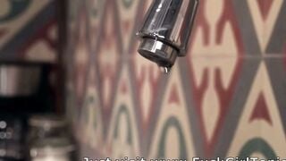 Paola Rough Gets Her Tight Butt Banged Inside Hostel Kitchen
