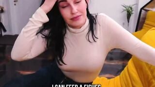 Step Cougar Sara Blows Dick & Gets Cum on Long Melons with Stepson Tomas