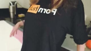 Kitty Bella Cowgirl Cum Swallowing & Bareback Bedroom Action
