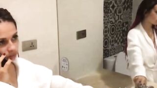 Russian Stepmom Blows Penis And Swallows Cum Into Thigh Highs