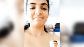 Beautiful indian housewife bhumika stripping nude on webcam show