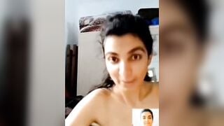 Beautiful indian housewife bhumika stripping nude on webcam show