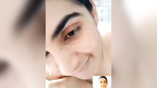 Beautiful indian housewife bhumika stripping nude on webcam show