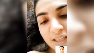 Beautiful indian housewife bhumika stripping nude on webcam show