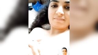 Beautiful indian housewife bhumika stripping nude on webcam show