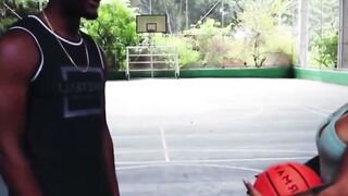 Abigail Mac Fucks Huge Black Basketball Player into Park