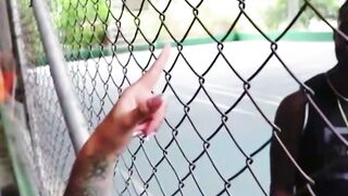 Abigail Mac Fucks Huge Black Basketball Player into Park