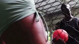Abigail Mac Fucks Huge Black Basketball Player into Park