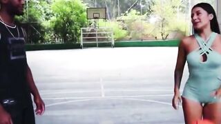 Abigail Mac Fucks Huge Black Basketball Player into Park