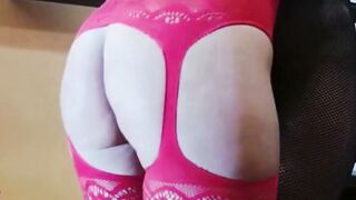 Nikki Sexx Blows Dick & Gets Pounded into Fishnets Kitchen Mess