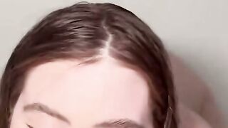 Inked Red haired Payton Alexander Deepthroats Penis Inside Shower