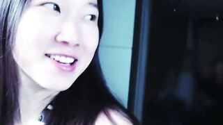 oriental Goddess Blows Penis & Swallows Cum into Amateur pov