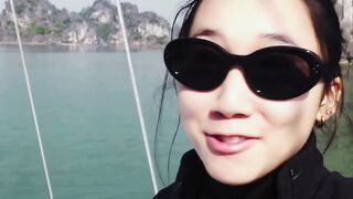 oriental Goddess Blows Penis & Swallows Cum into Amateur pov