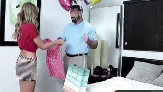 Stepdad Blows Step daughter's Tight Teens Butt On Birthday Party