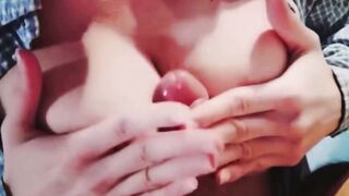 Inked Amateur Blows Dick & Gets Creampied into Tight Lace