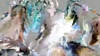 Nicki Hunter Blows Inked bbcs Until Creampie