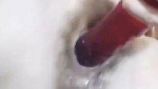 Hairy Amateur Girl Plays with Anal Hole on Webcam