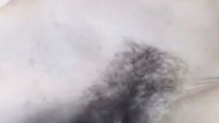 Hairy Amateur Girl Plays with Anal Hole on Webcam