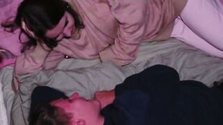 Abigail Mac Caught Cumming On Long Titted Inside Party Three-way