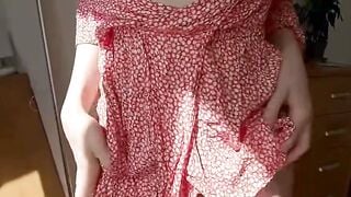 Adorable Dress 18 Blows Dick And Takes Vibrator Inside Hardcore Amateur Sex