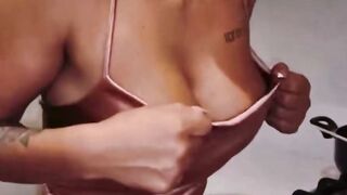 Inked Teens Coworker Blows Penis and Takes Anal Jizzed inside Kitchen