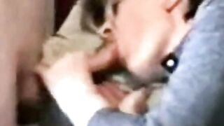 Amateur Coworker Sucks Cock and Swallows Cum in Office