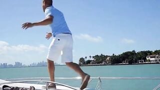 Angela White Blows Dick On Boat With Xander Corvus & Friends