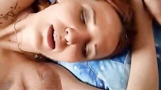 Neighbors chick Blows Penis And Gets Nailed On Bed