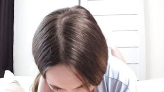 Abigail Mac Rides Cock Rough While Reading Book - Big Ass Milf