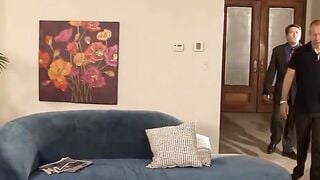 Tattooed Blonde Stepdaughter Deepthroats German Stepdaddy's Giant Cock