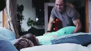 Abigail Mac Deepthroats Big Cock While Riding Bro On Bed