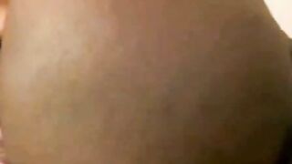 Black Girl Creams Her Big Pussy With A Red Dildo On Webcam