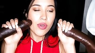Alex Coal Deepthroats Jax Slayher's Giant Black Cock