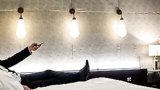 Casca Akashova Banged in Tight Black Lingerie & Facialed