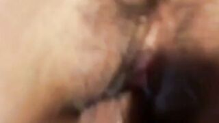 Hairy Latina Mom Sucks Cock Close-Up Amateur