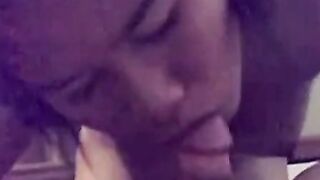 Amateur Indonesian Babe Sucks Cock With Wet Slurpy Mouth