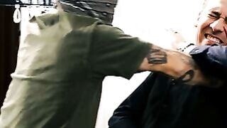 Aaliyah Love Deepthroats Tattooed Repo Guy While Cuckold Husband Watches