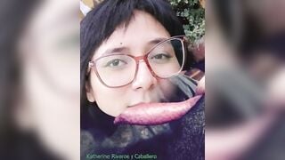 Katherine Riveros Caballero Amateur Dogging & Deepthroat Cock Sucking