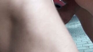 Amateur German Blonde Ficked Hard in Public Parking Lot