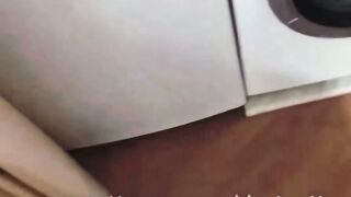 Amateur Asian Neighbor Sucks Cock in Kitchen with Teen Boy