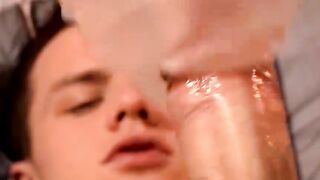 Straight Twink Solo Anal Dildo Masturbation