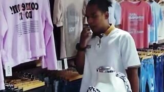 Mariana Martix Deepthroats Huge Ebony Dick In Clothing Store Cum On Face