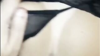 Amateur Latina Sucks Cock Until Messy Cum Facial in Tights
