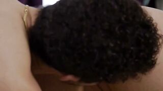 Abigail Mac Deepthroats Stepson & Gets Raw Anal Nailed On White Couch