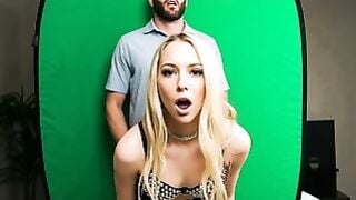 Lily Larimar Deepthroats Stepuncle's Thick Cock in Studded Bodysuit