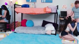 19 Year Old Love Sucks Huge Cock In College Dorm Room