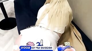 Daphne Rosen Taped Up Slutty Wifey Deepthroats Hubby's Dick